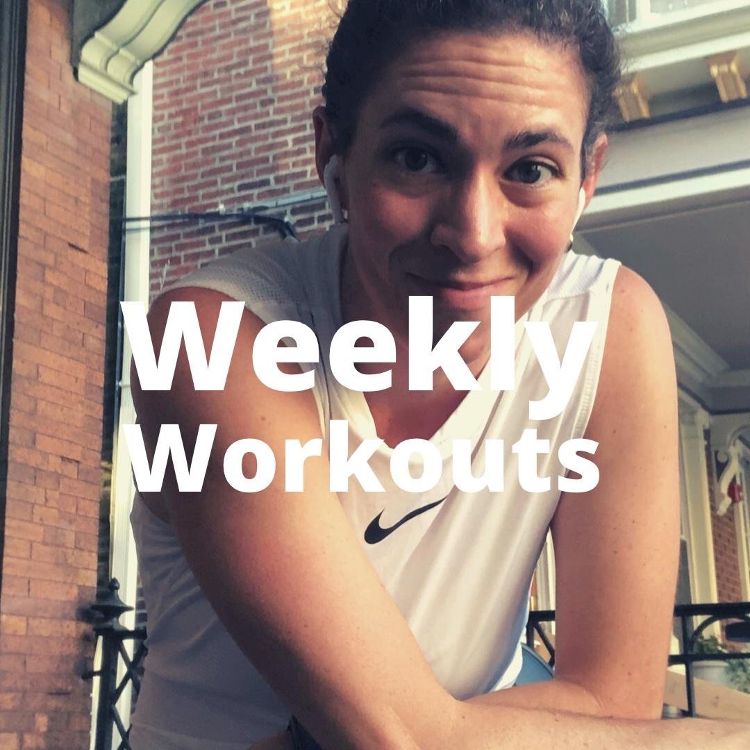 Weekly Workouts