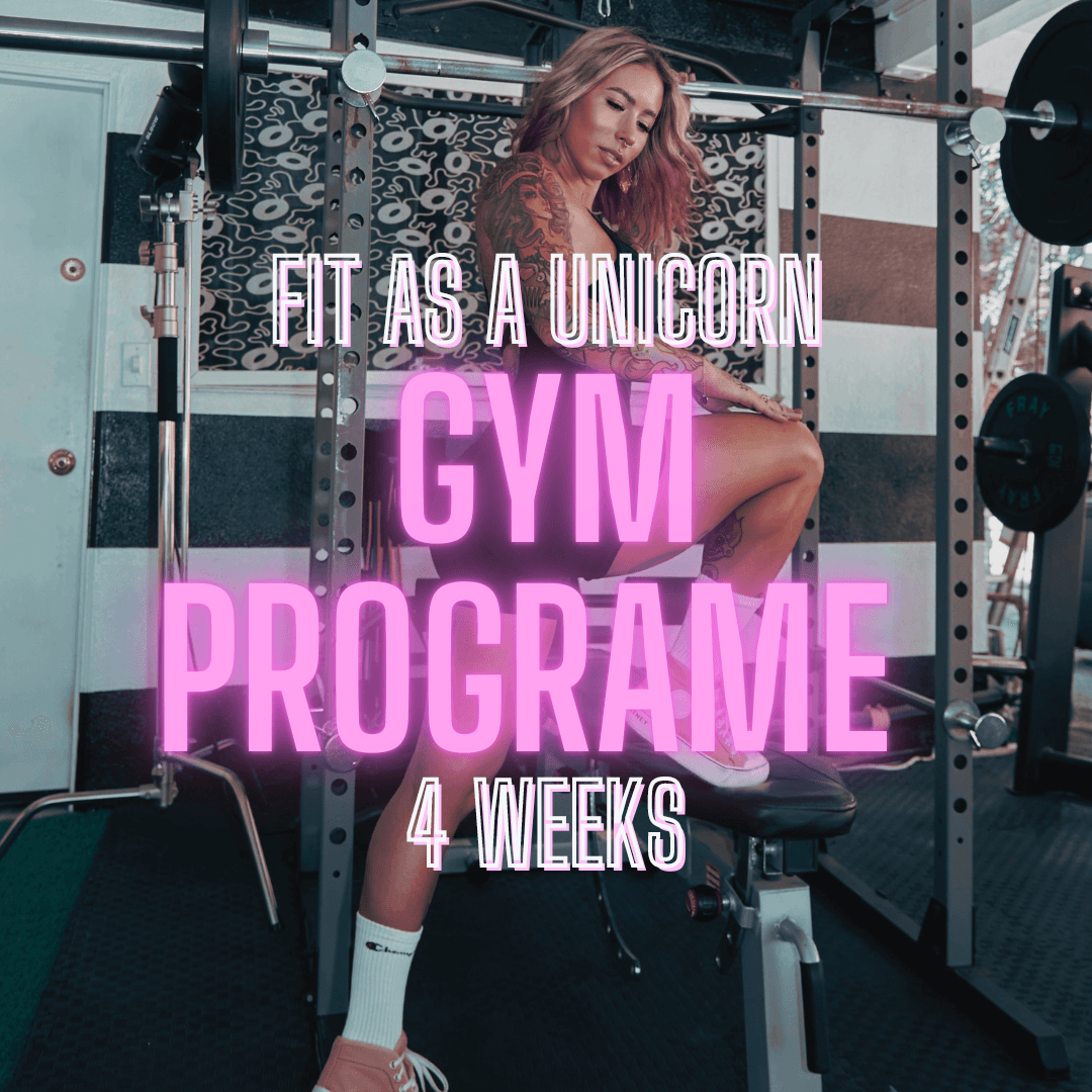 4 week GYM programe ✨