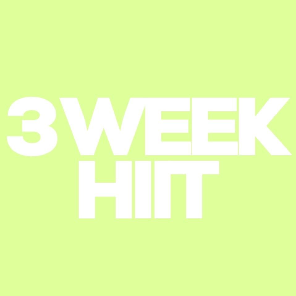 3 Week HIIT Program