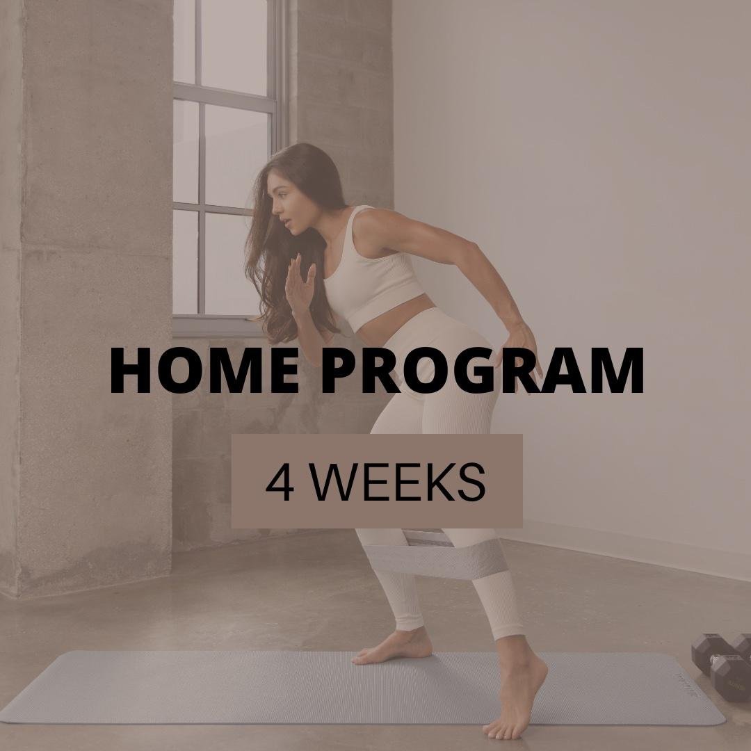 4 WEEK HOME WORKOUTS 🏡