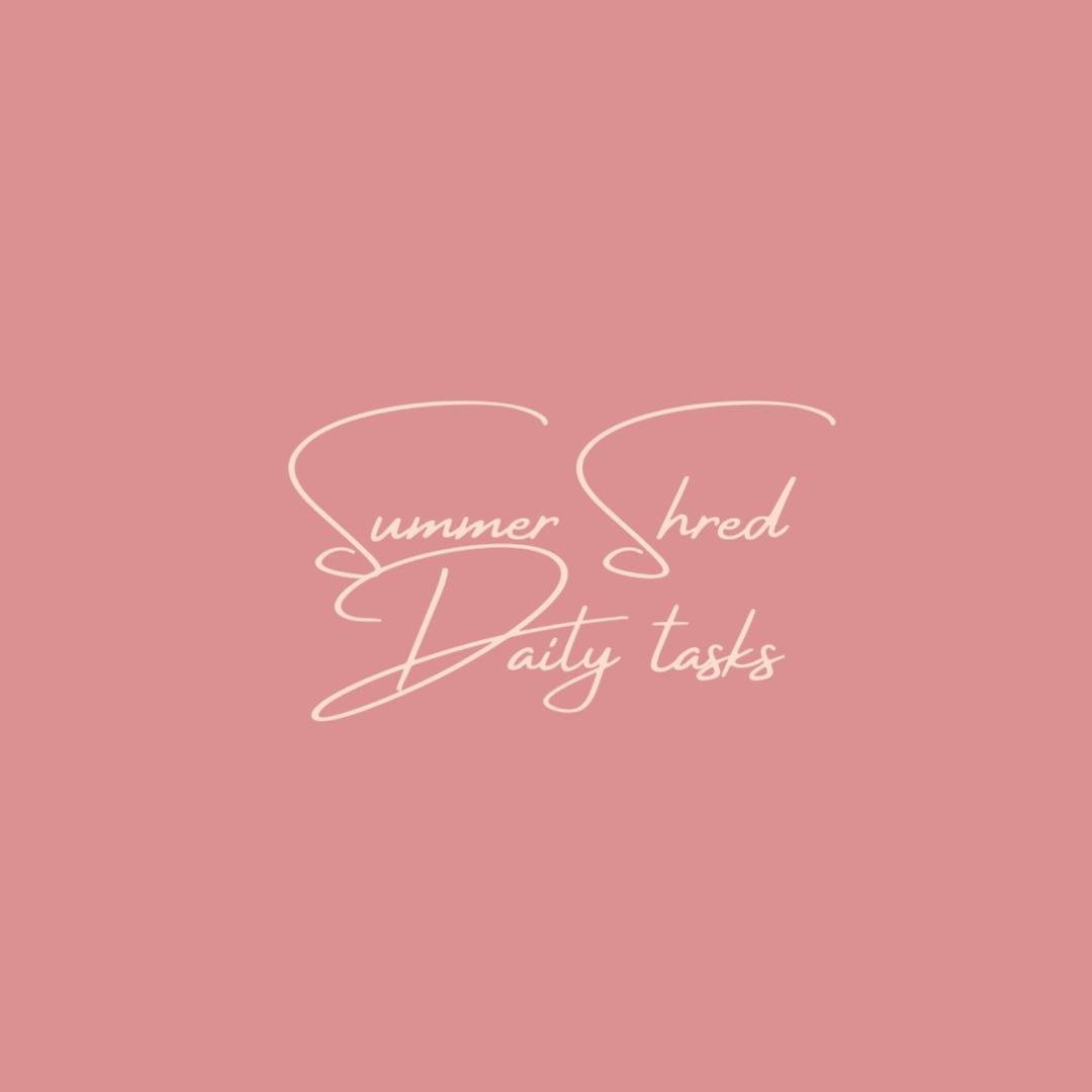 Daily tasks