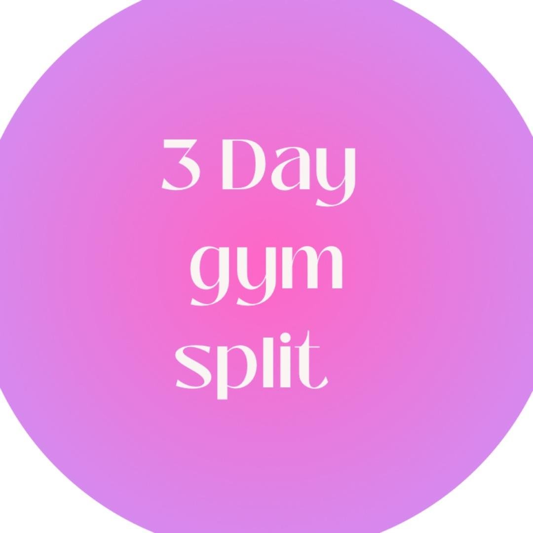 3 Day Gym Split 1.0