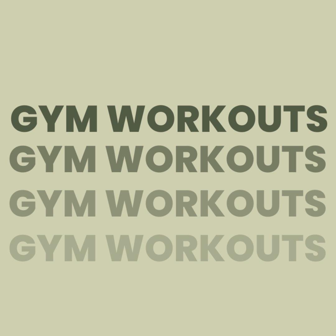 5 Day Gym Split