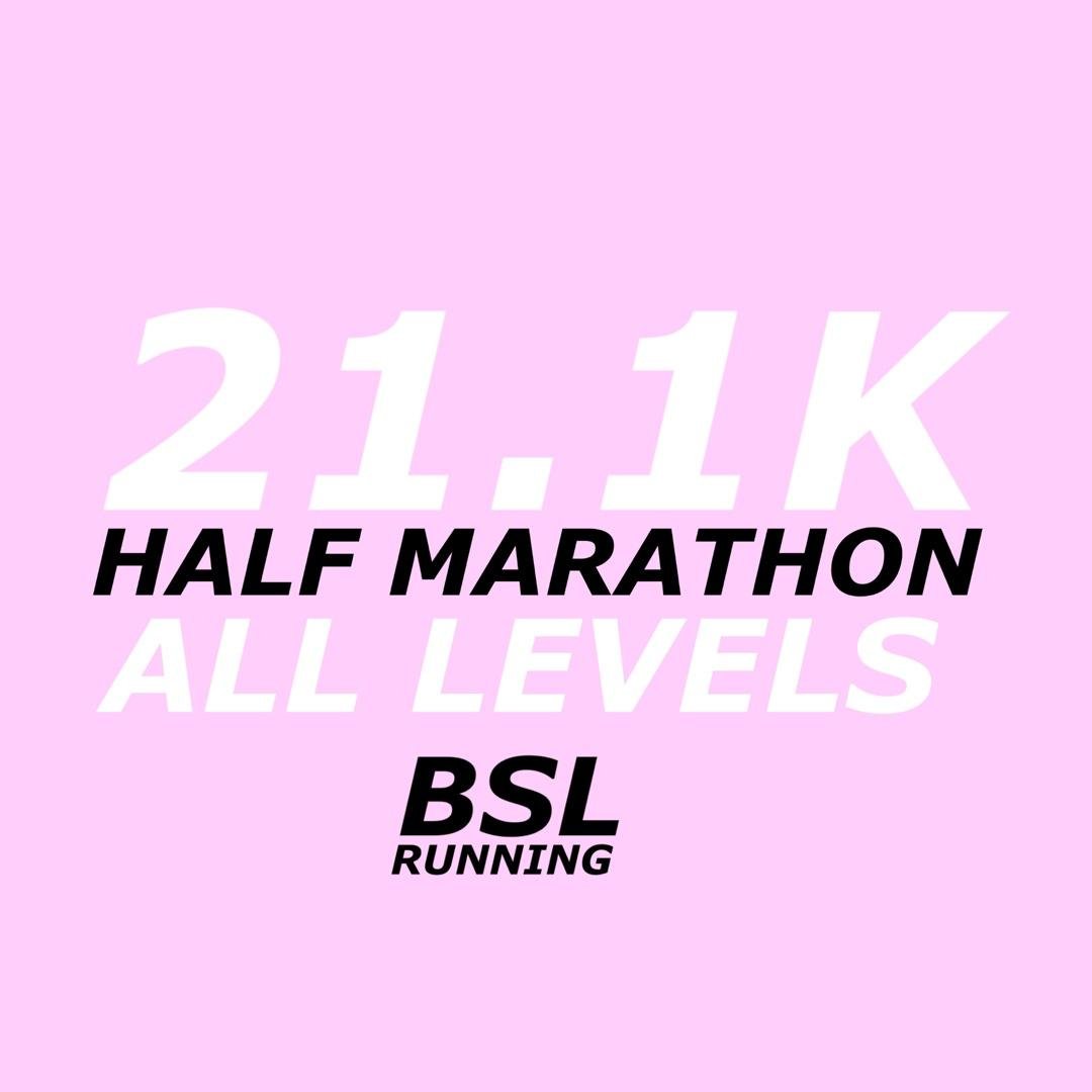 HALF MARATHON PLAN