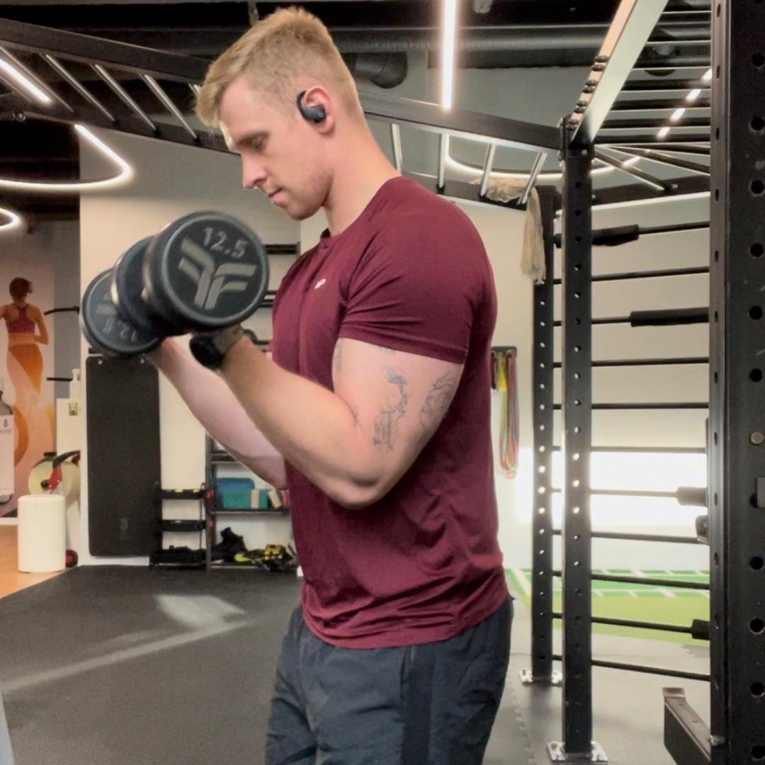 Get stronger with dumbbells