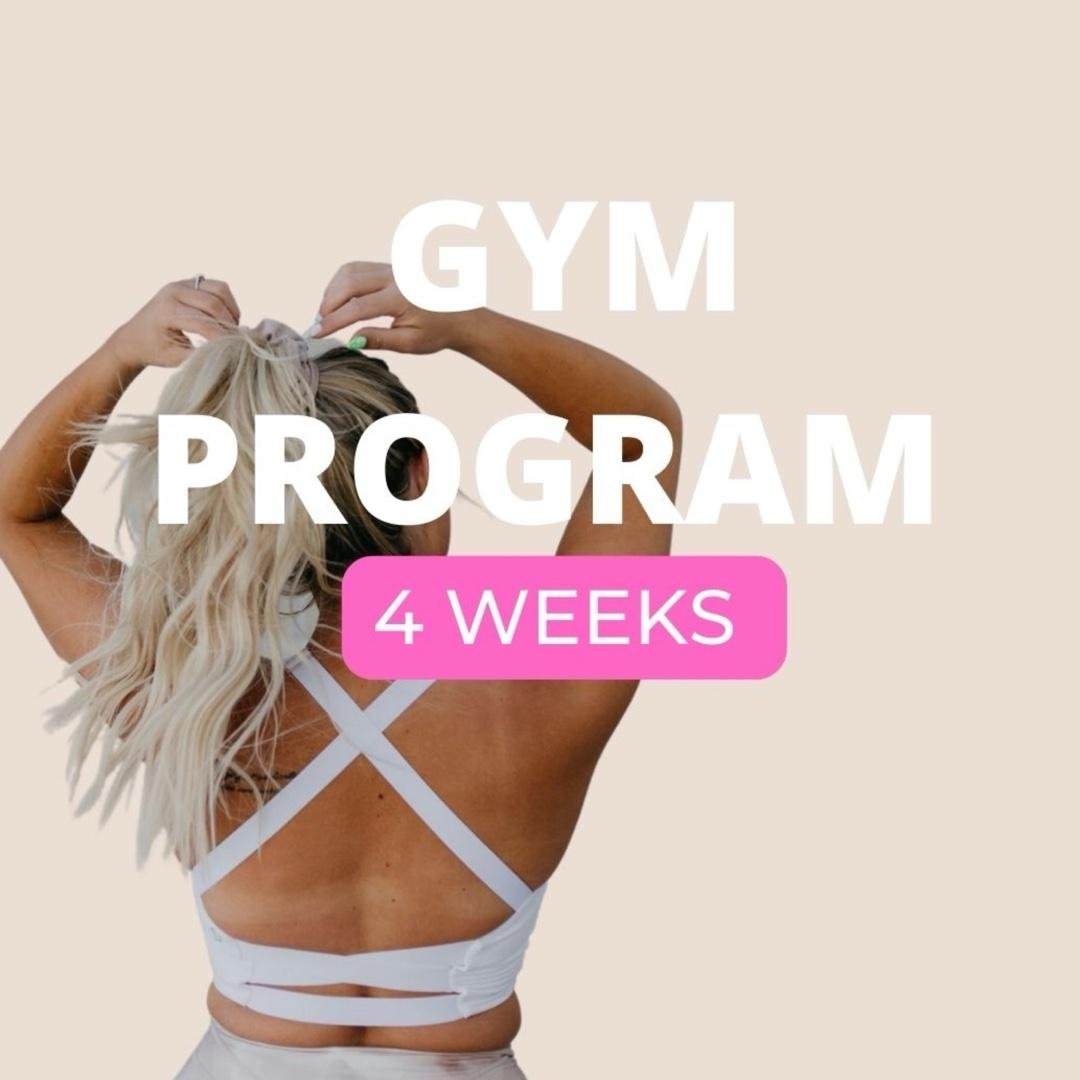 GYM: 4 weeks phase 3