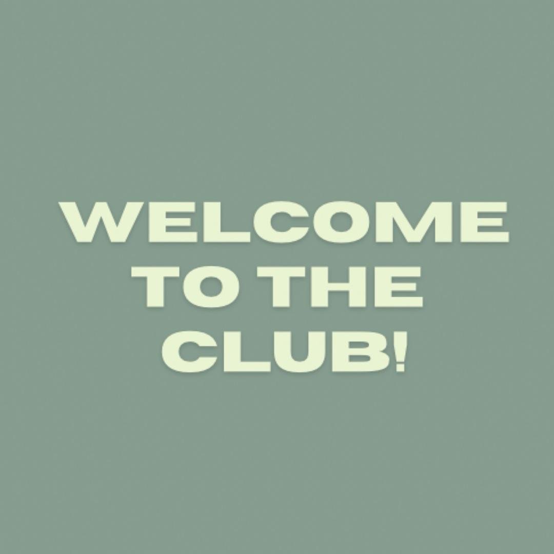 Welcome to the club!!