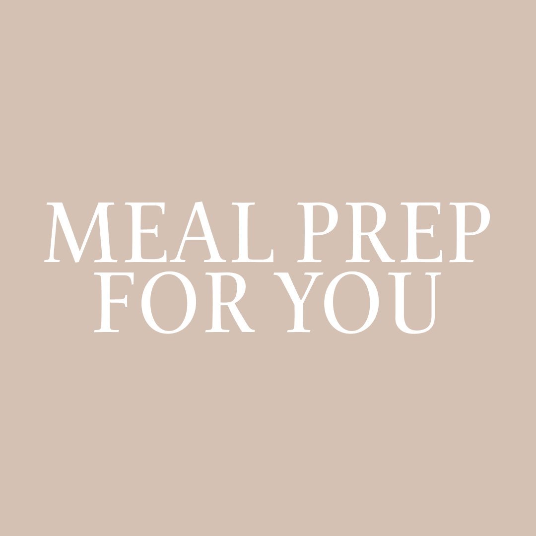Meal Prep For You