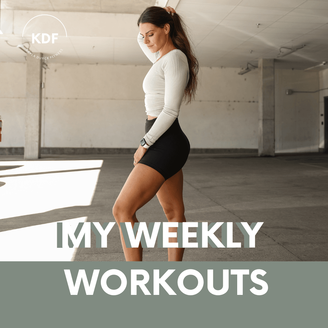 My weekly workouts