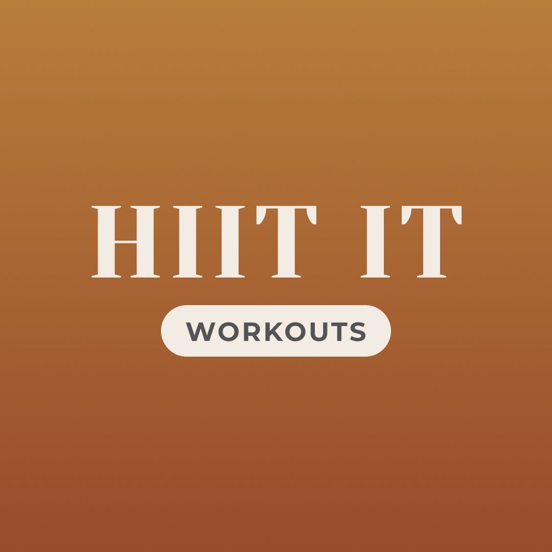 HIIT it