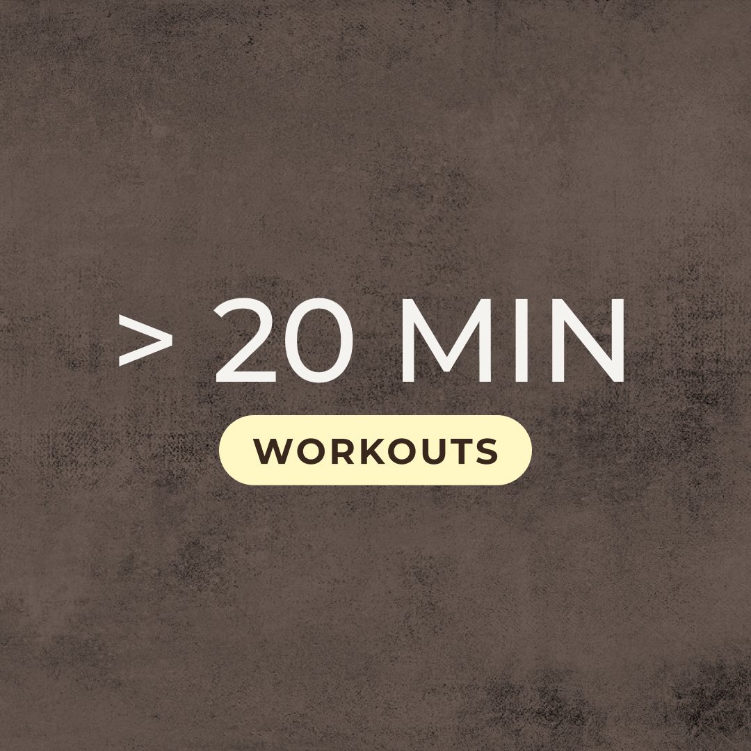 > 20 Min Workouts