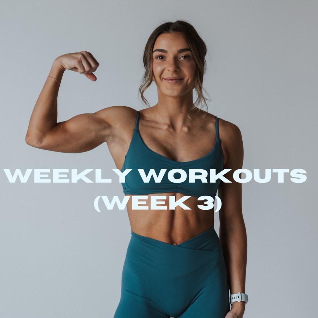 WEEKLY WORKOUTS (3/2-3/8)