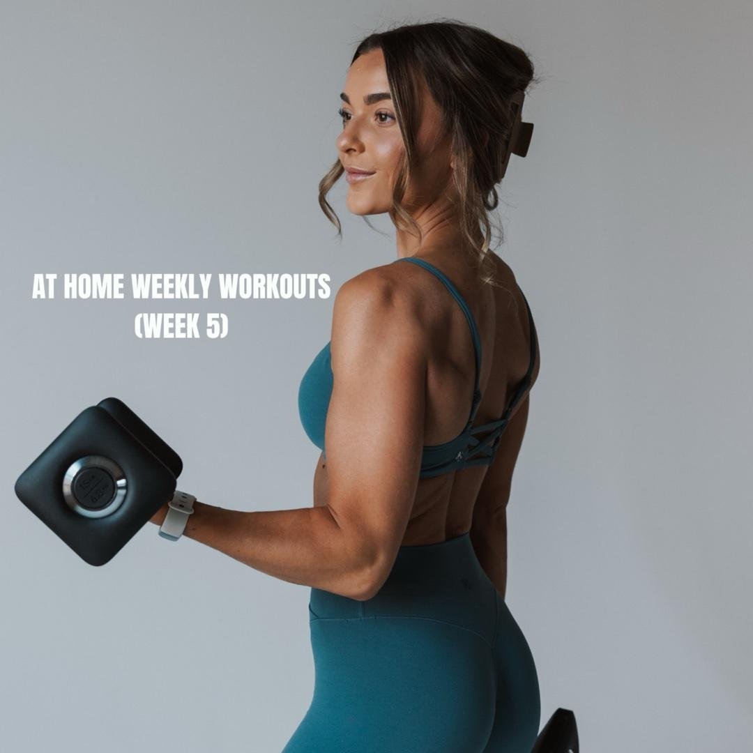 AT HOME WEEKLY WORKOUTS 
(3/23-3/29)