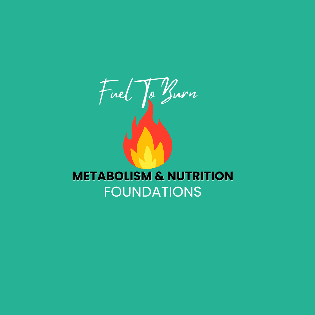 Fuel to Burn: Nutrition & Metabolism Foundations