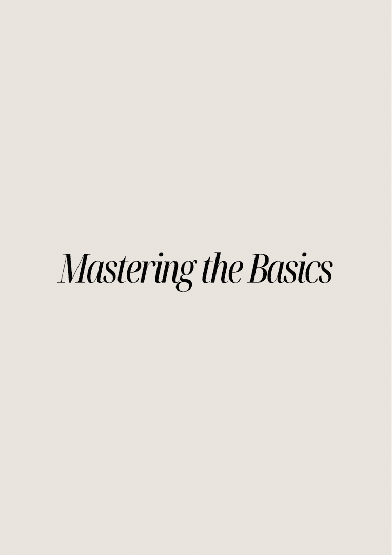 WOW NUTRITION: mastering the basics