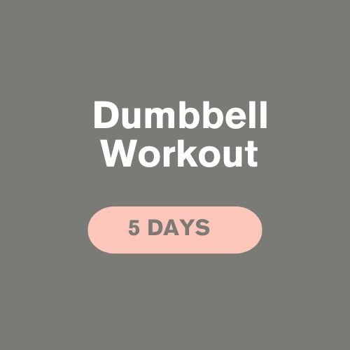 5 Day Dumbbell Workout