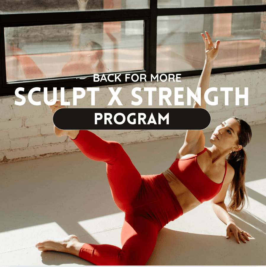 Back for More: Sculpt X Strength Program by Corrina Dunne