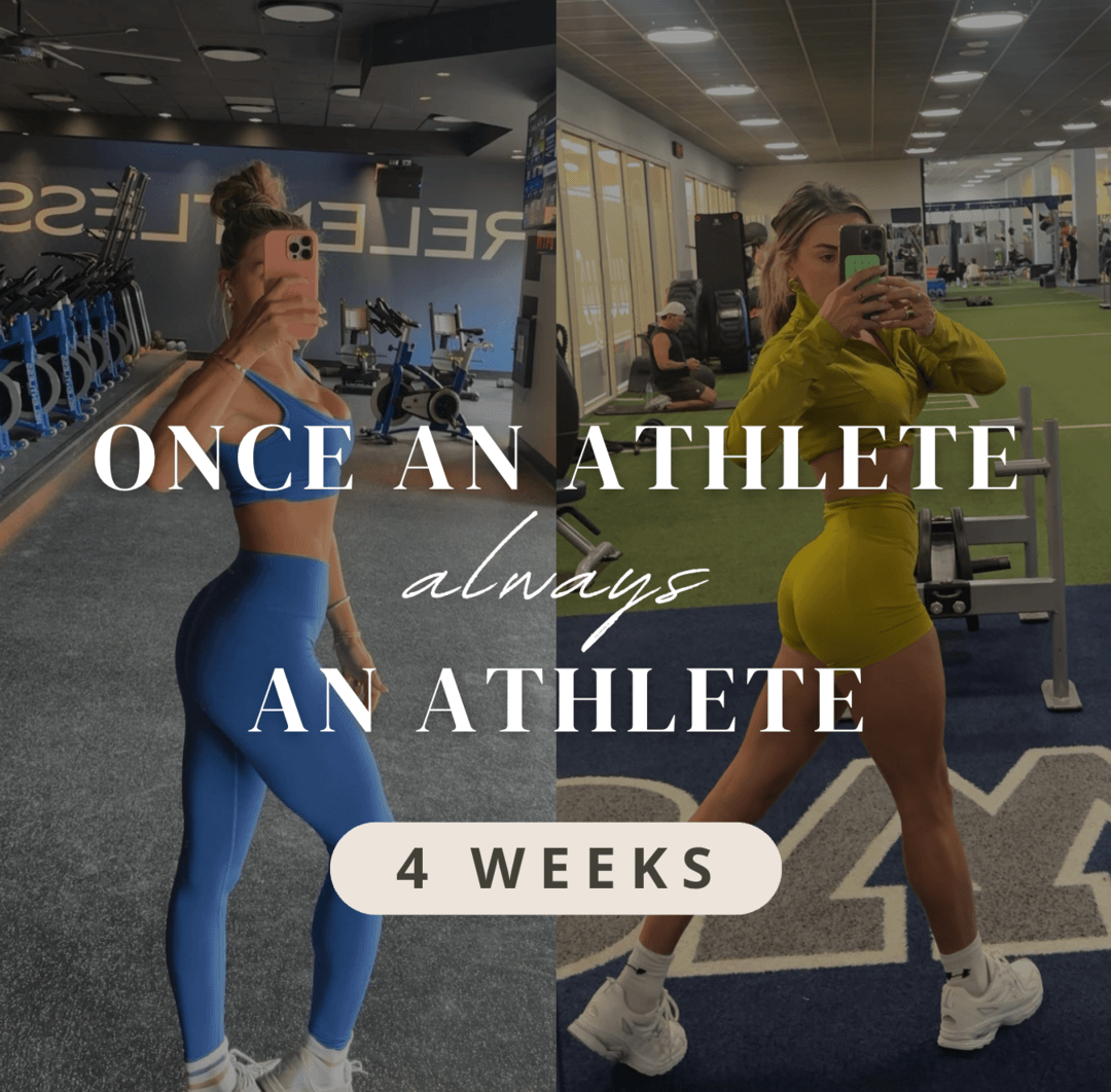 ONCE AN ATHLETE, ALWAYS AN ATHLETE