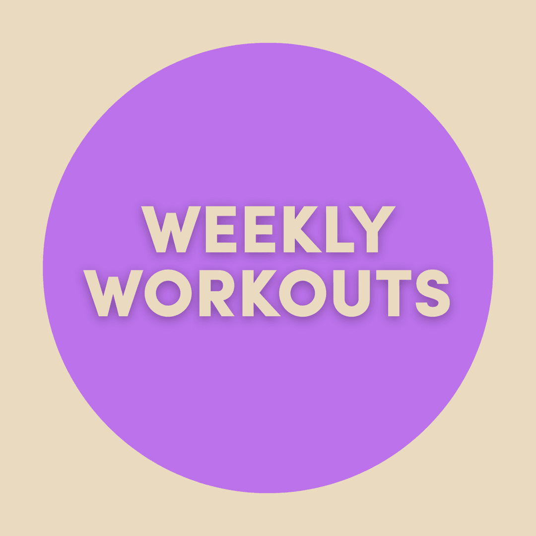 Weekly New Workouts