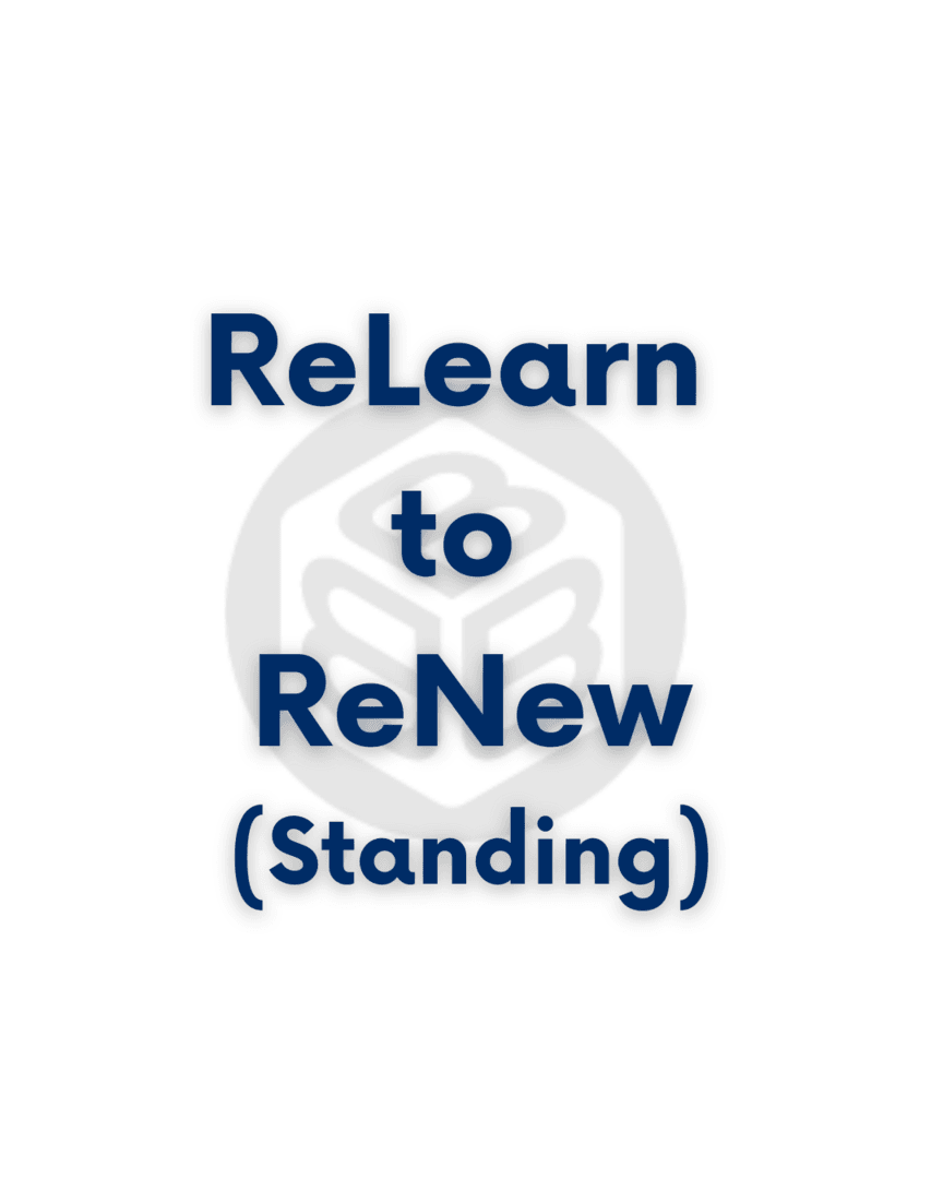 ReLearn to ReNew 💃🏻 💃🏻 💃🏻