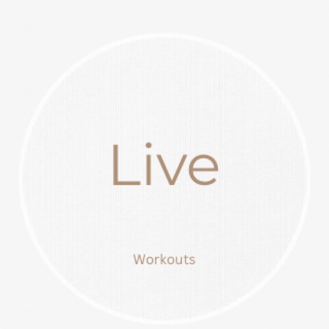 Live workouts