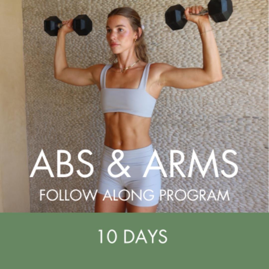 10 Day Follow Along Abs & Arms Program