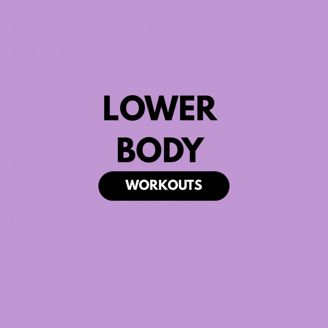 Lower Body Workouts