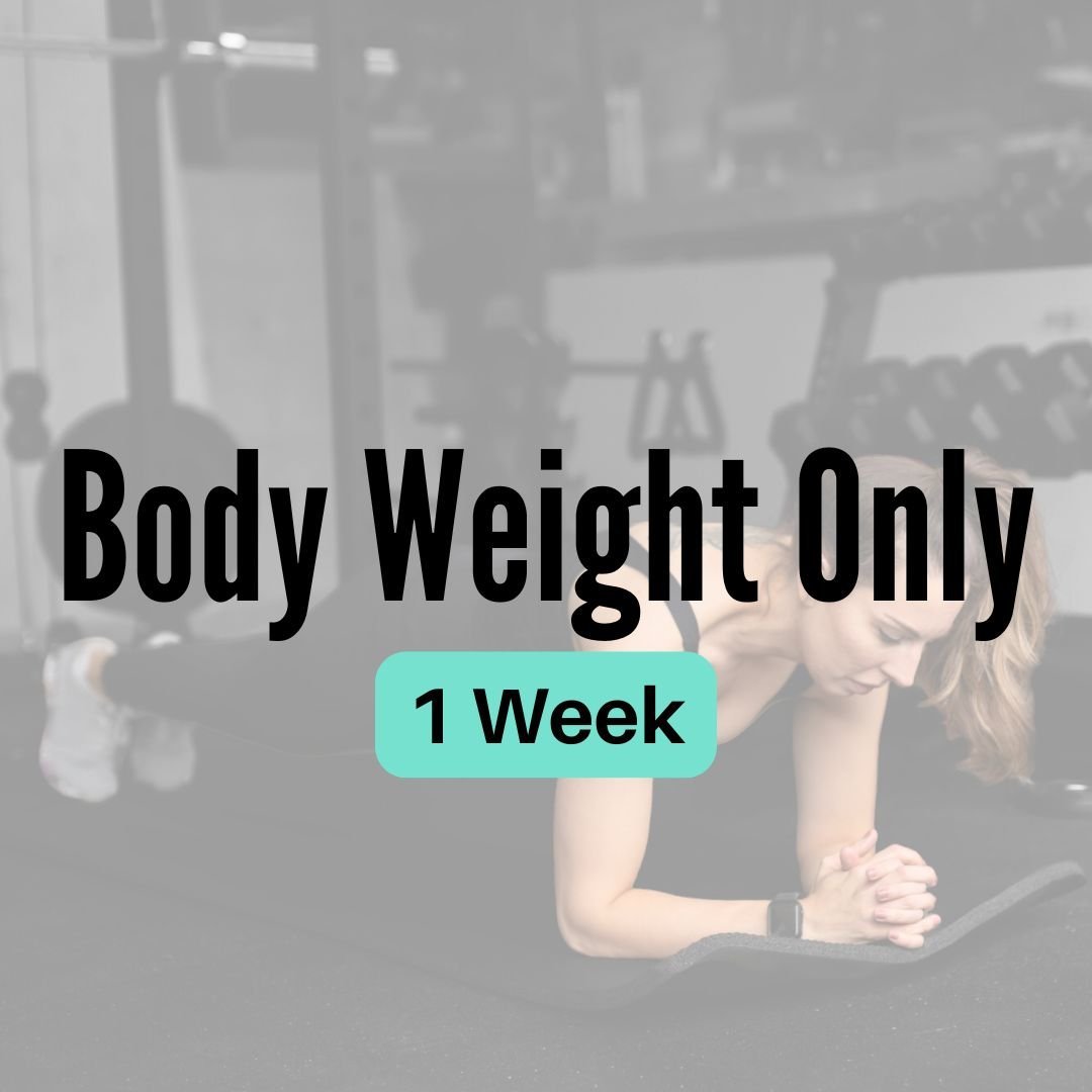 1 Week Full Body Workouts