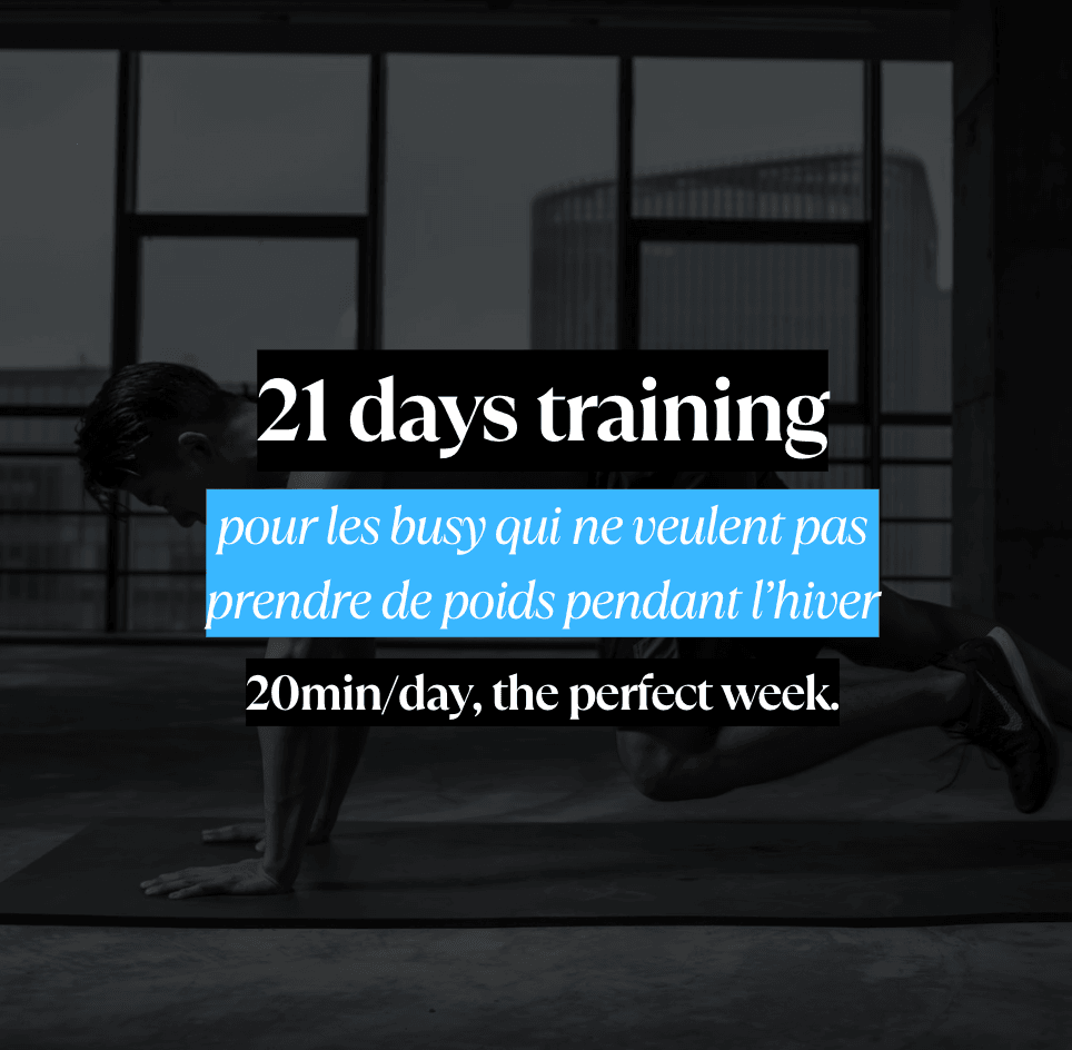 21 days training for busy people (French version)