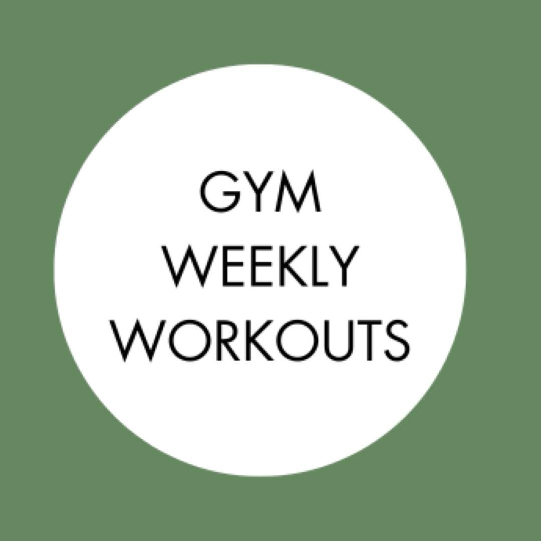 Gym Workout Schedule