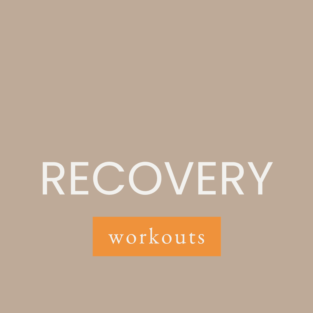 Recovery Workouts