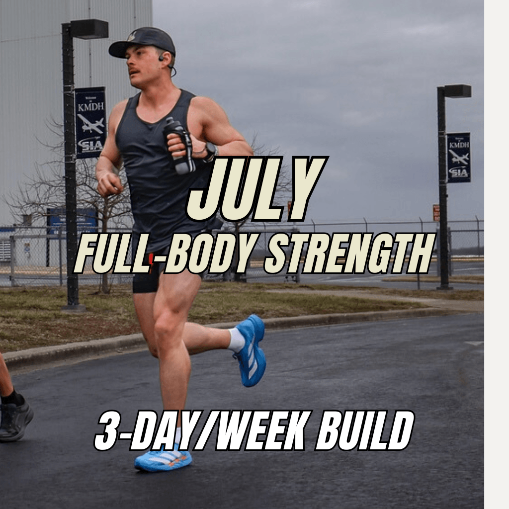 Train alongside me with the weekly FULL BODY for endurance..