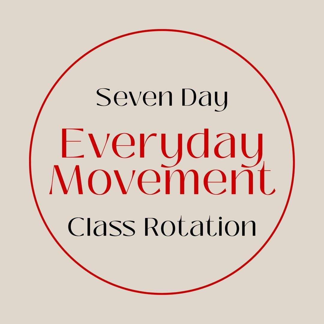 7 Day Class Rotation