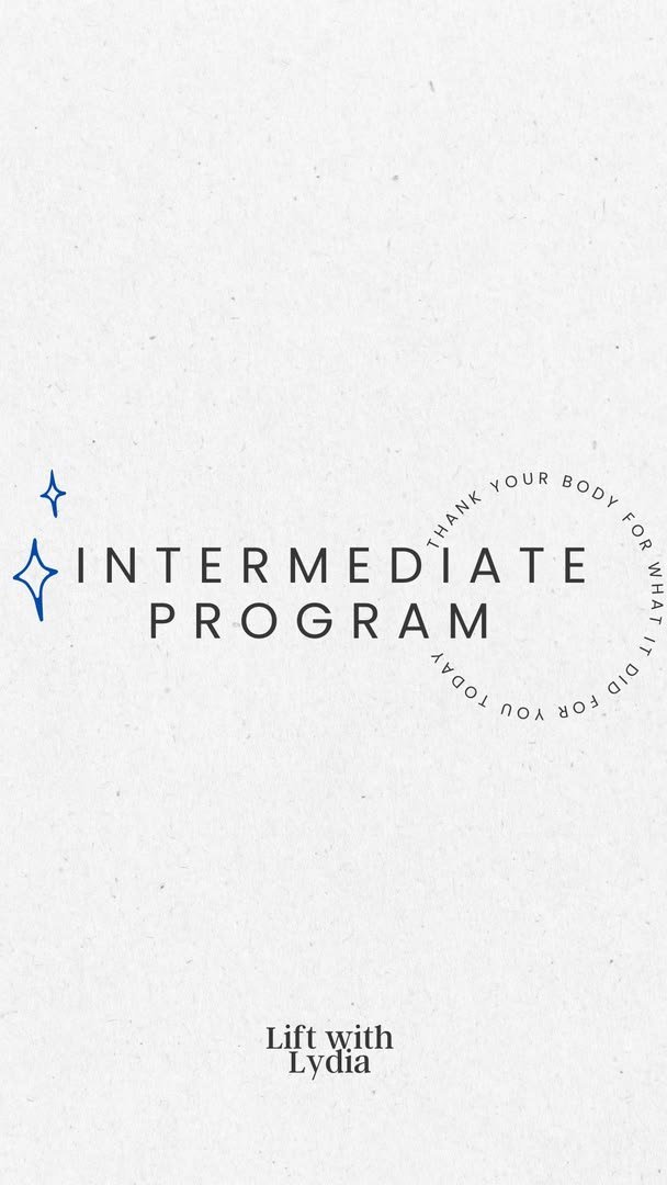 4 Week Intermediate