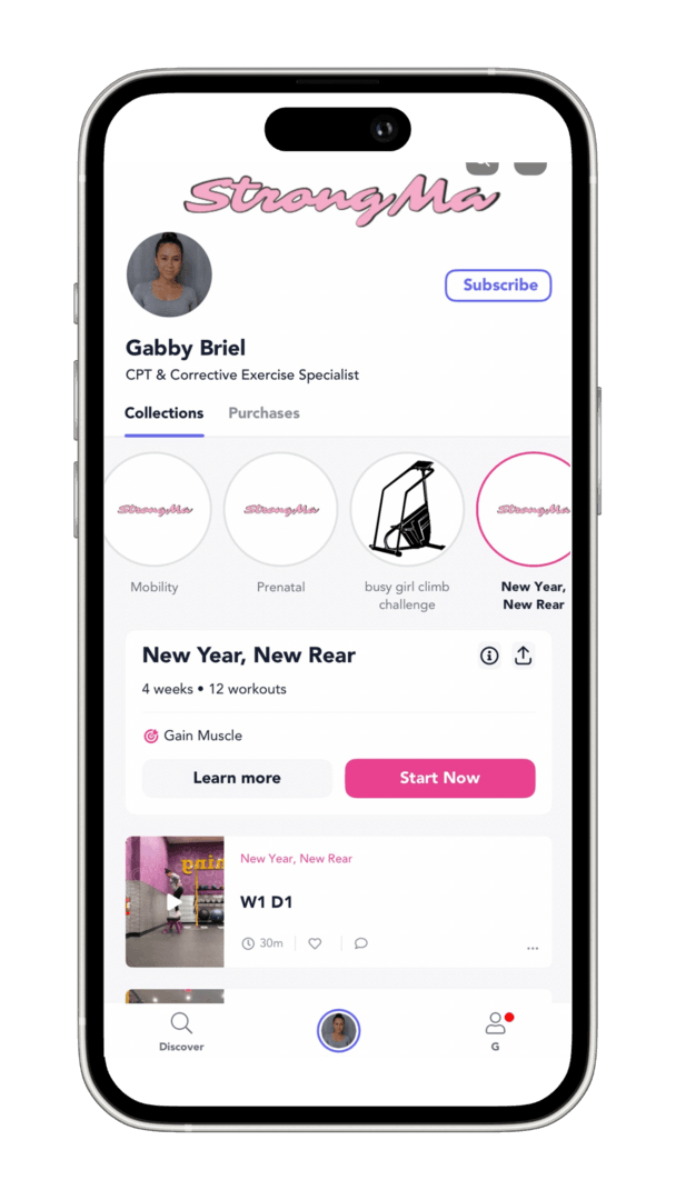 Your workouts, in the palm of your hand 