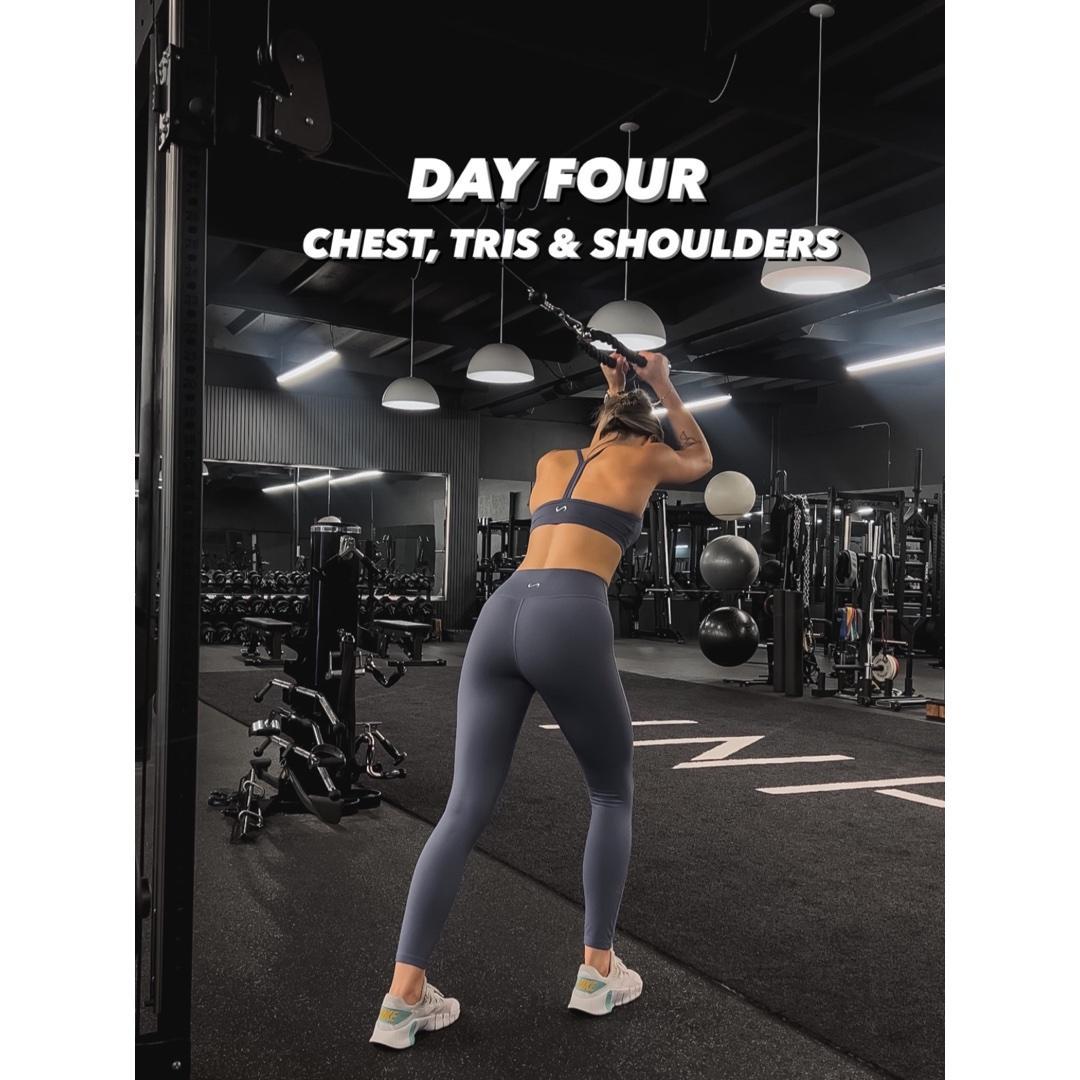 Chest, tris & shoulders