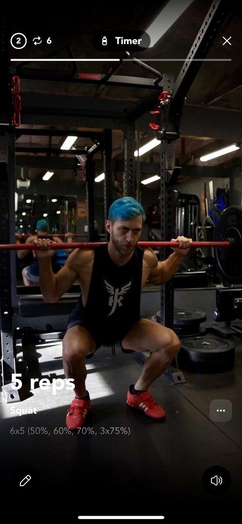Video Workouts in the app
