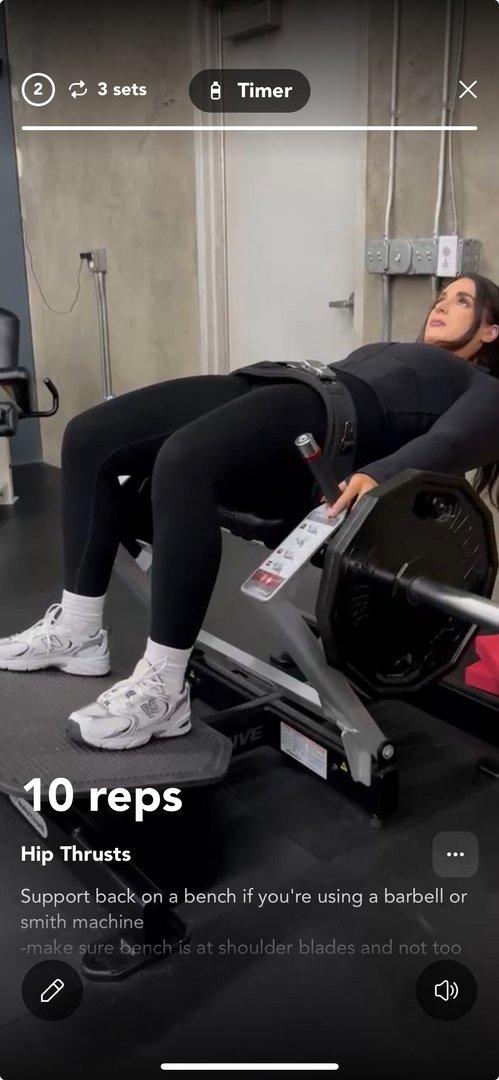 Video Workouts in the app