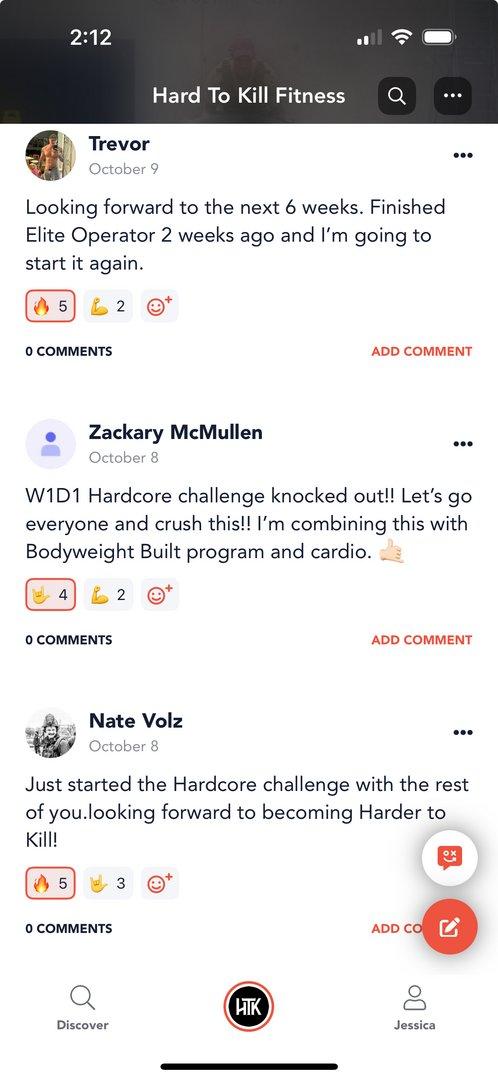 Community in the app