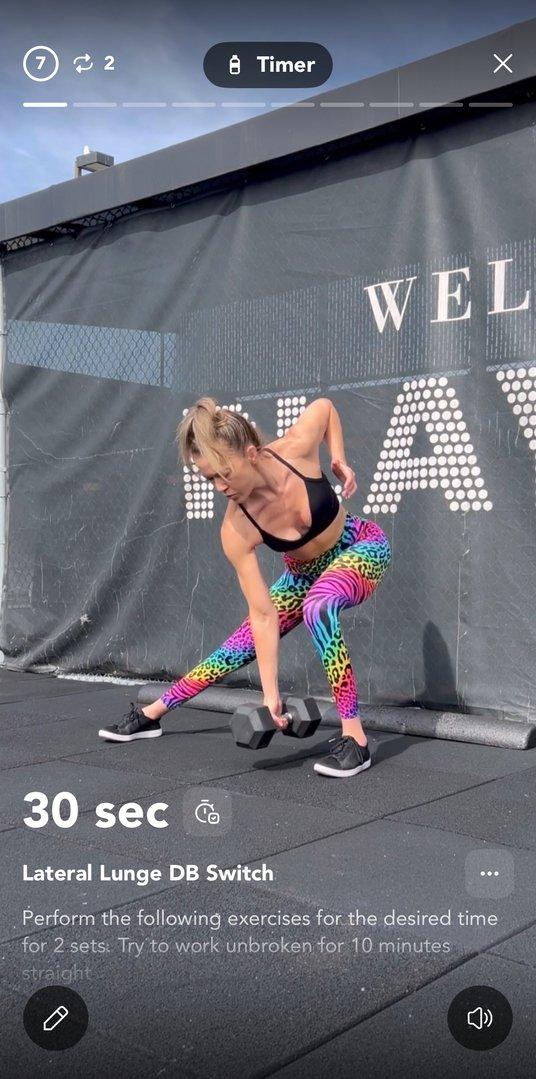 Video Workouts in the app