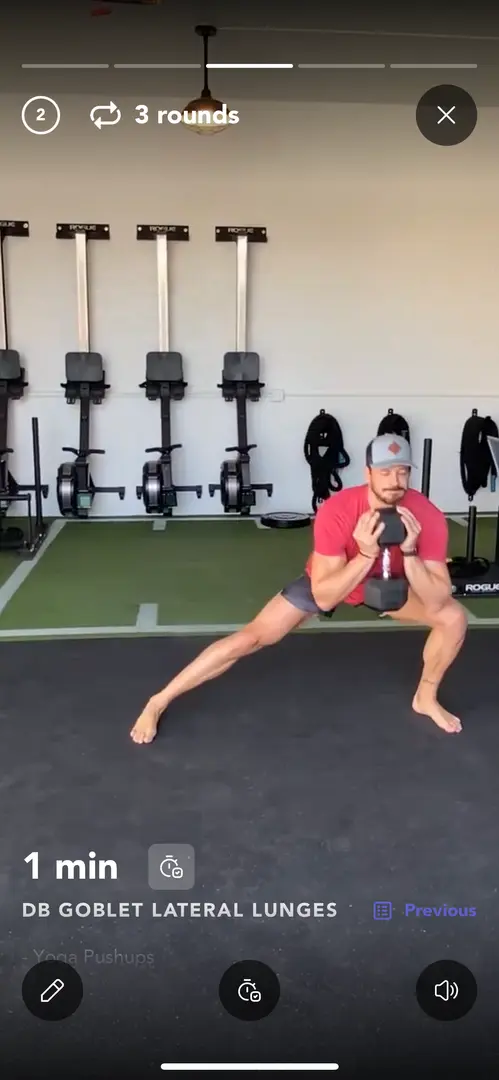 Video Workouts in the app