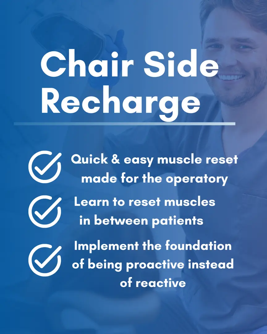 Your #1 Chairside Muscle Recharge