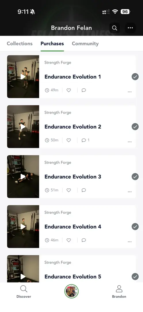 Tracking in the app