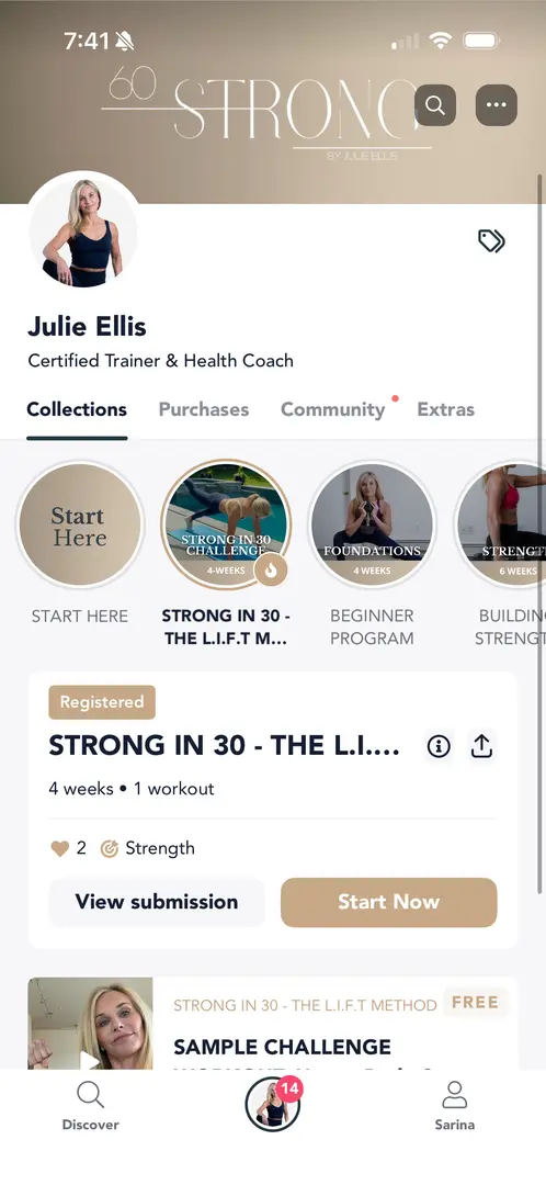 Lifetime Access in the app