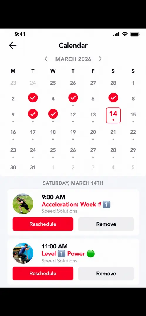 Reminders in the app