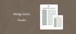 WEEKLY HABITS TRACKER