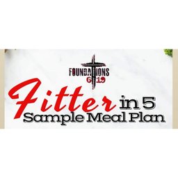 Fitter in 5 SAMPLE MEAL PLAN