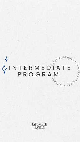 4 Week Intermediate