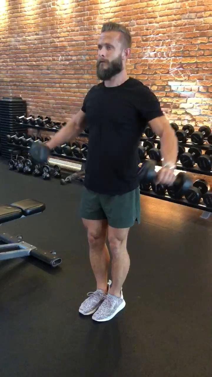 Arms & outside shoulders