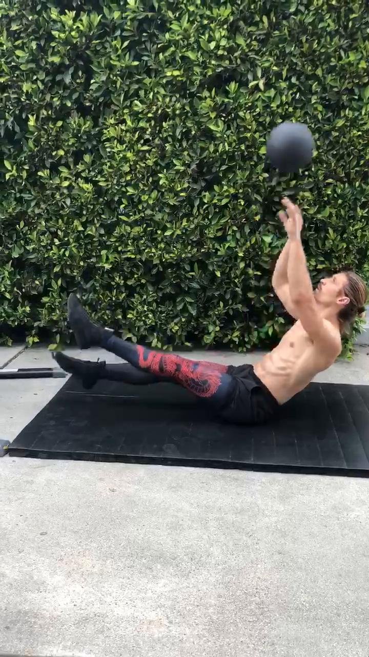 Med ball circuit - stability  & core circuit